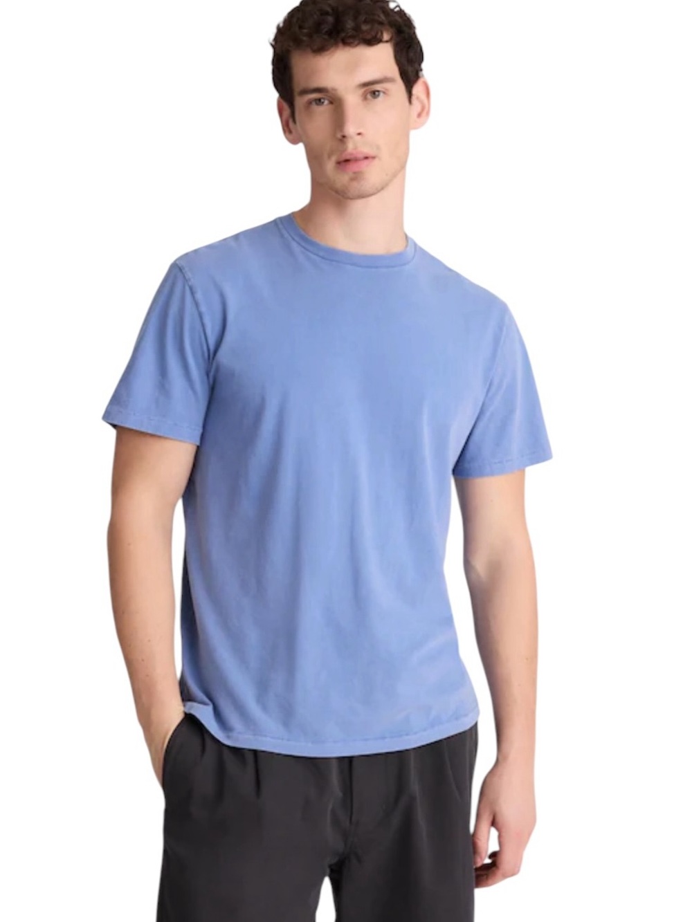 Madewell Men's The Rockaway Tee Breathable Cotton Fountain Blue NWT Size Medium